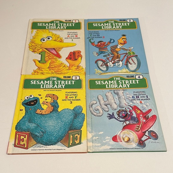 1978 SESAME STREET LIBRARY BOOKS - Picture 1 of 8